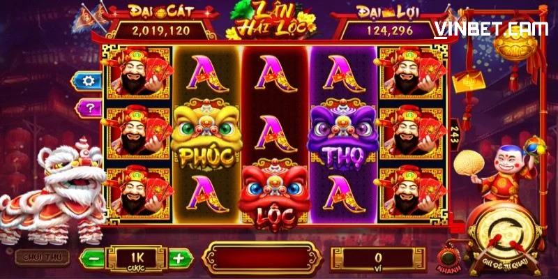 Giới thiệu game slot Lân hái lộc Vinbet