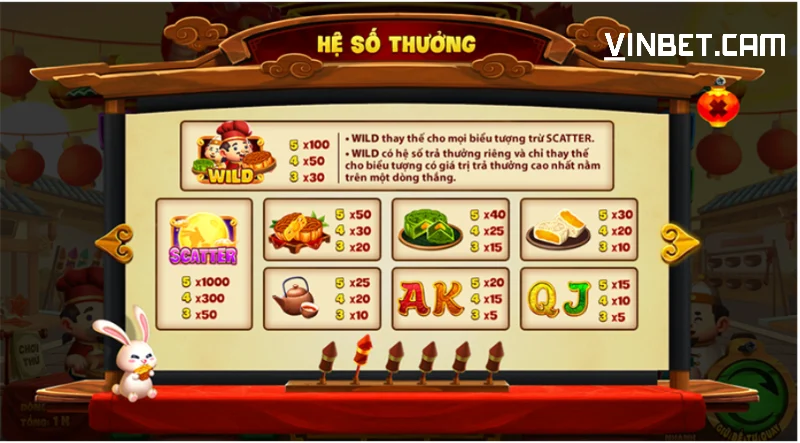 Luật quay hũ Phá cỗ đèn lồng Vinbet