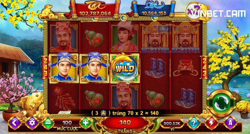 Giới thiệu game slot Táo quân Vinbet